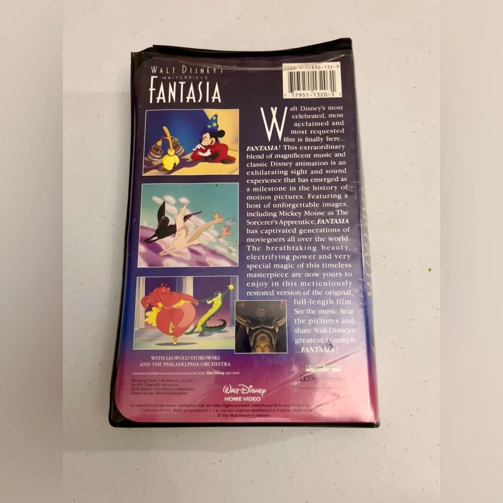 Disney’s Masterpiece Fantasia VHS Movie 1132